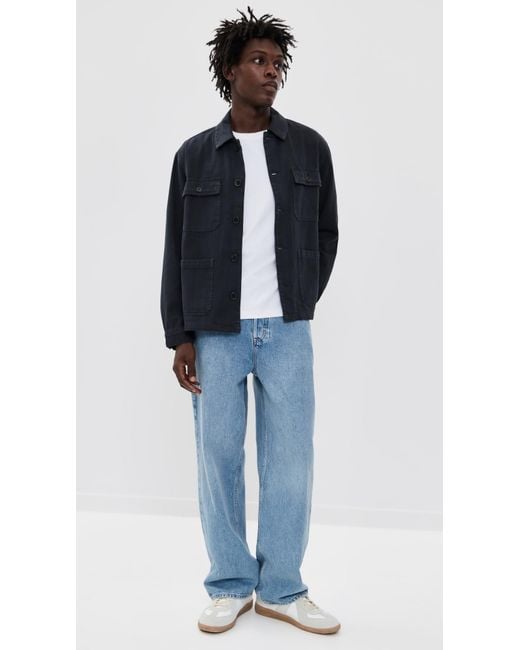 FRAME Black Herringbone Jacket for men