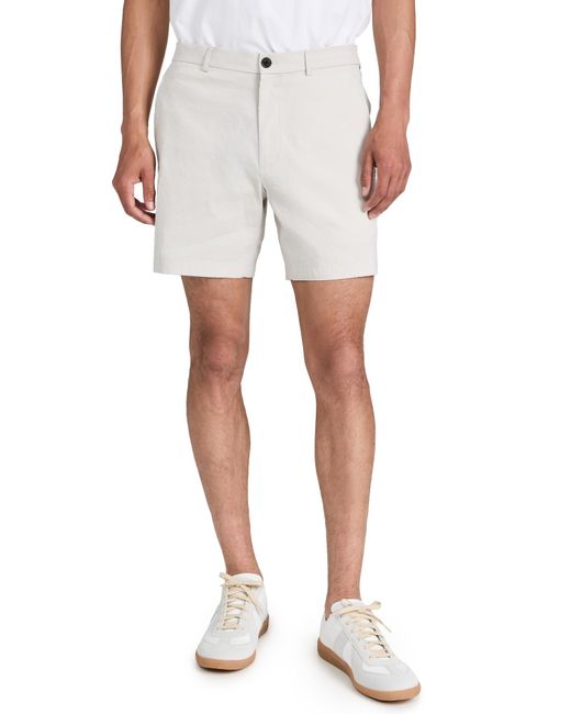 Theory White Curtis Shorts for men