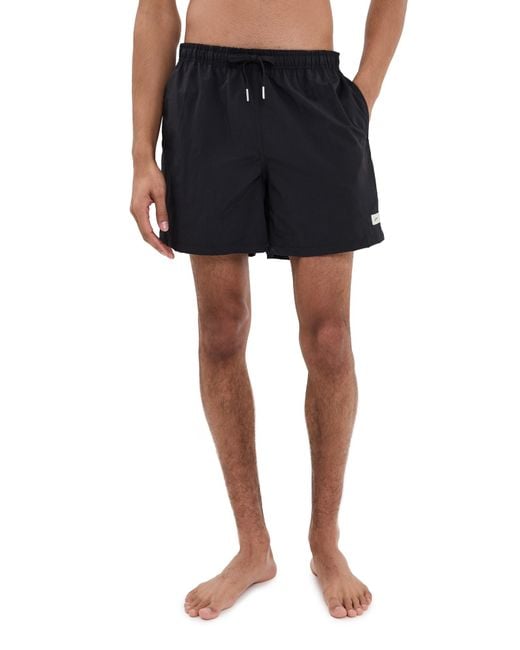 Bather Black Solid Swim Trunks 5 for men