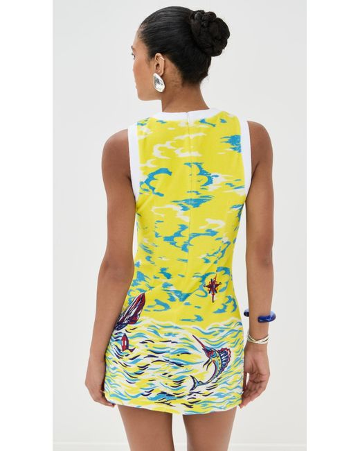 Staud Yellow Como Dress