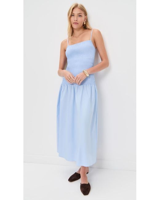 Solid & Striped Blue The Vida Dress