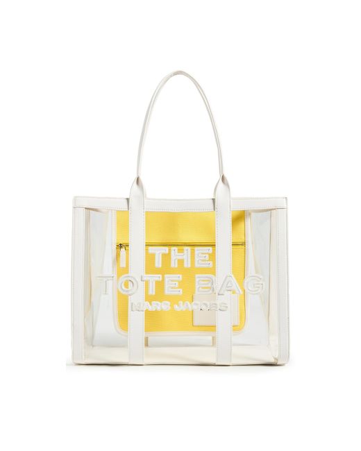 Marc Jacobs White The Clear Crossbody Duffel Bag