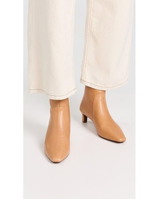 Madewell Dimes Minimal Kitten Heels in White | Lyst
