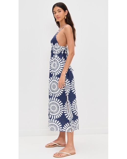 Lemlem Blue Gete Triangle Dress