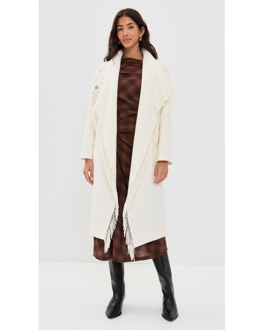 IRO White Ricky Overcoat