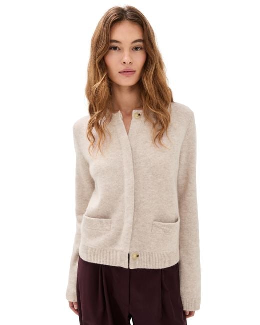 Vince Natural Shrunken Boiled Cashmere Jacket