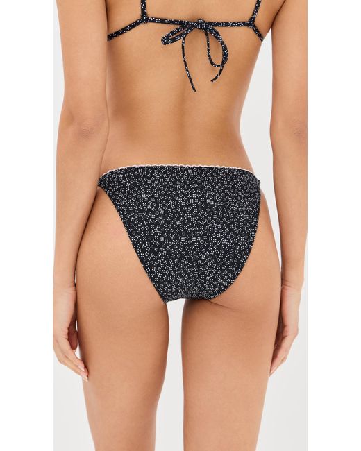 Staud Blue Sisley String Bikini Bottoms