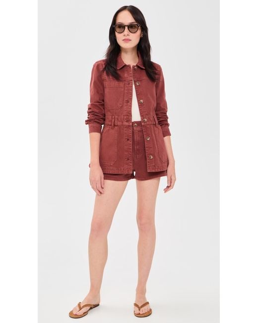 Veronica Beard Red Anzu Jacket