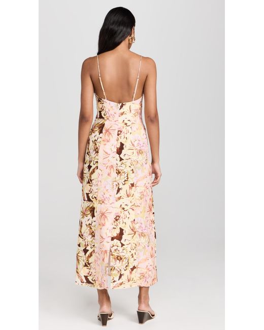 Significant Other Natural Nicole Midi Dress