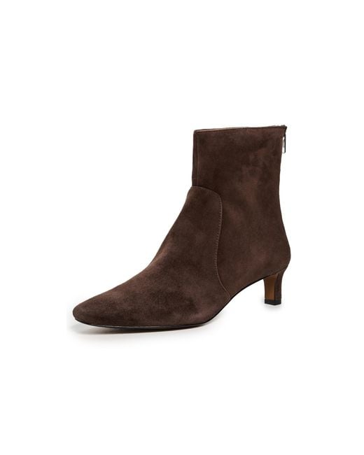 Madewell Brown The Dimes Kitten Heel Boots