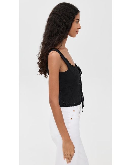 Staud Black Lou Top