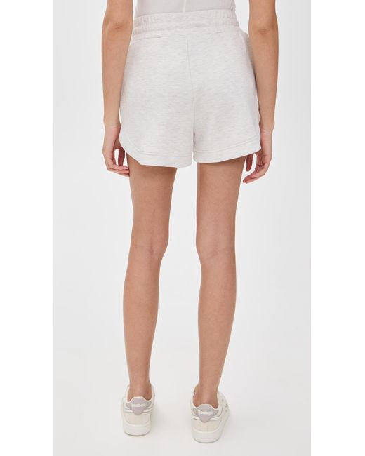 Varley White Ollie High Rise Shorts 3.5
