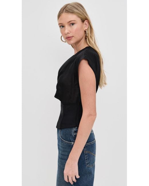 Staud Black Pinnacle Top