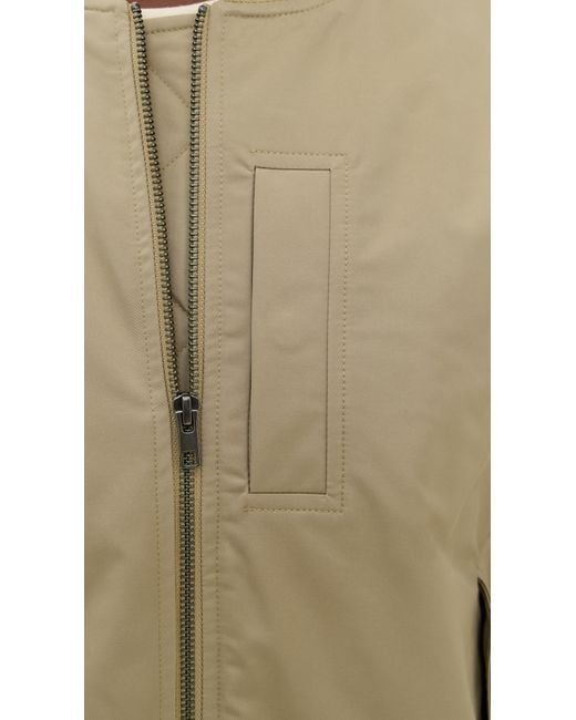 Vince Natural Relaxed Tech Bomber Jacket