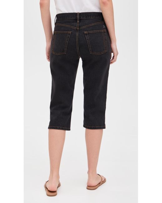 Still Here Black Capri Jeans