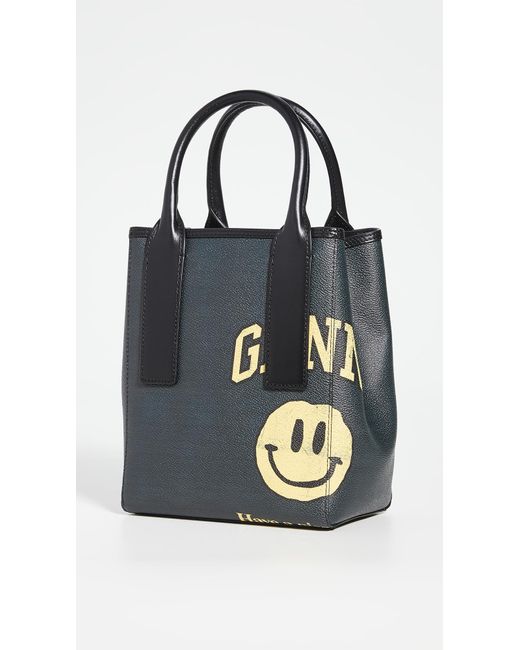 Ganni Multicolor Smiley Bucket Bag