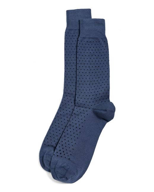 Paul Smith Blue Micro Dot Socks for men
