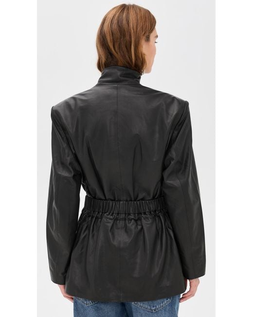 IRO Black Kingston Leather Jacket