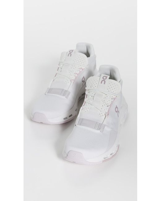 On Shoes White Cloudnova 2 Sneakers