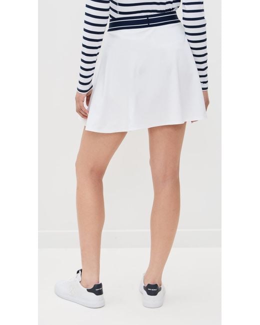 Ralph Lauren Black Interlock Flare Skort