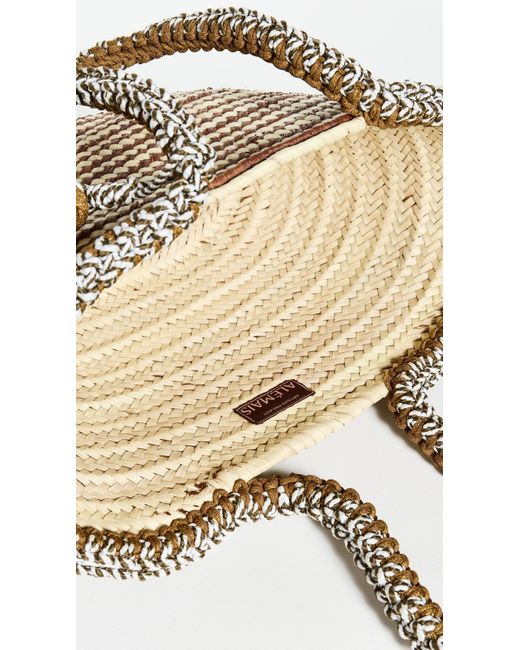 ALÉMAIS Brown Dee Dee Maxi Basket Tote
