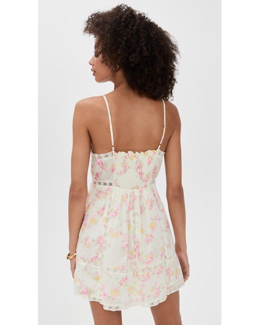 LoveShackFancy Black Docila Dress