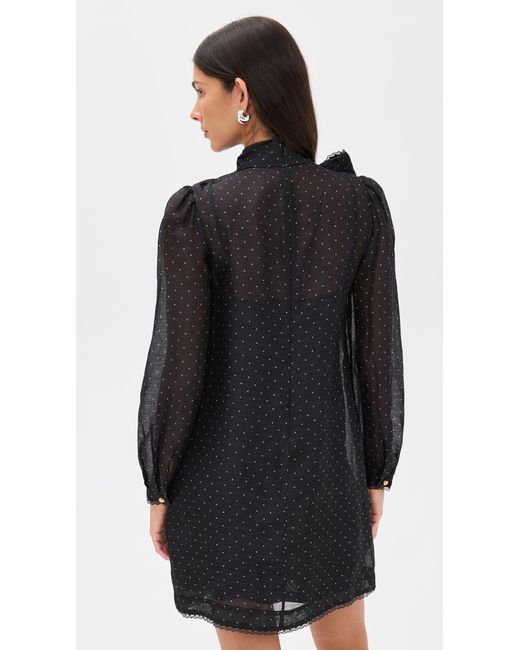 Zimmermann Black Dream Pussybow Mini Dress