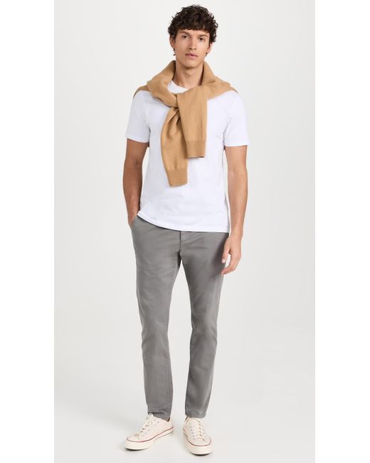 PAIGE Gray Danford Chino In Stretch Sateen for men