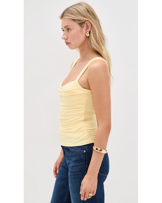Reformation Blue Trish Knit Top