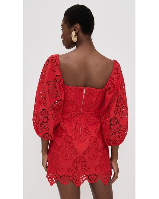 Cara Cara Red Montauk Dress