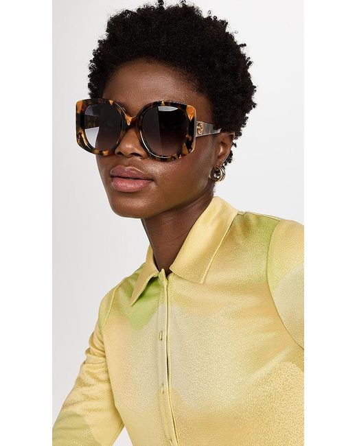 Gucci GG Acetate Oversized Round Sunglasses | Lyst
