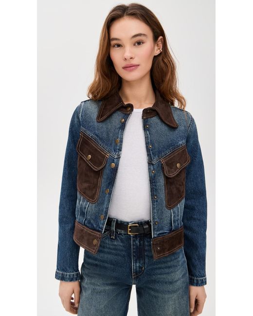 Nili Lotan Black Brooklyn Denim Jacket