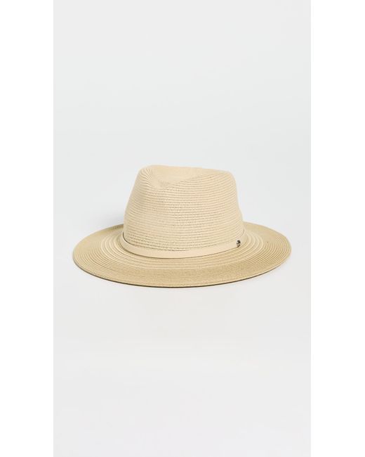 Rag & Bone White City Straw Fedora