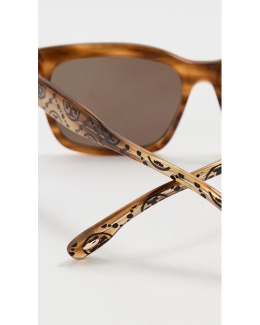 Tory Burch Multicolor Square Sunglasses