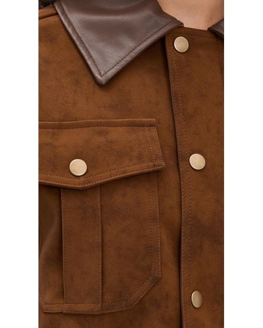 En Saison Brown Eloise Chore Jacket