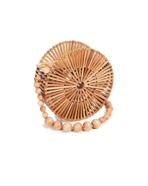 Cult Gaia Bamboo Luna Crossbody Bag in Natural Lyst