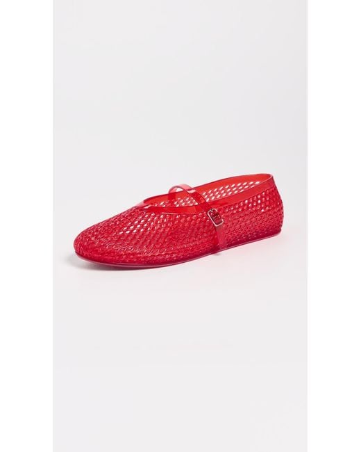 INTENTIONALLY ______ Red Classy Jelly Flats