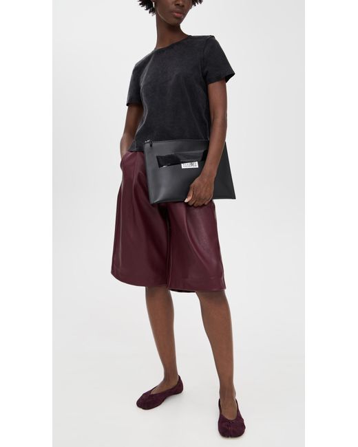 MM6 by Maison Margiela Media Pouch in Black | Lyst