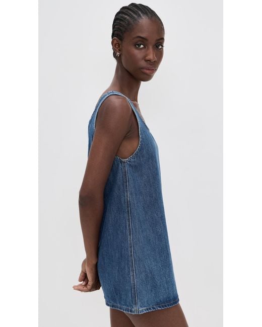 PARKE Women's Blue Denim Mini Dress