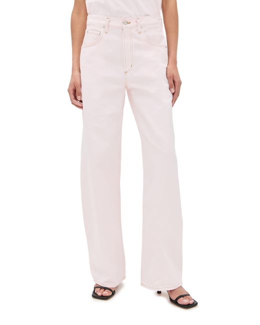 Agolde Pink Low Curve Jeans