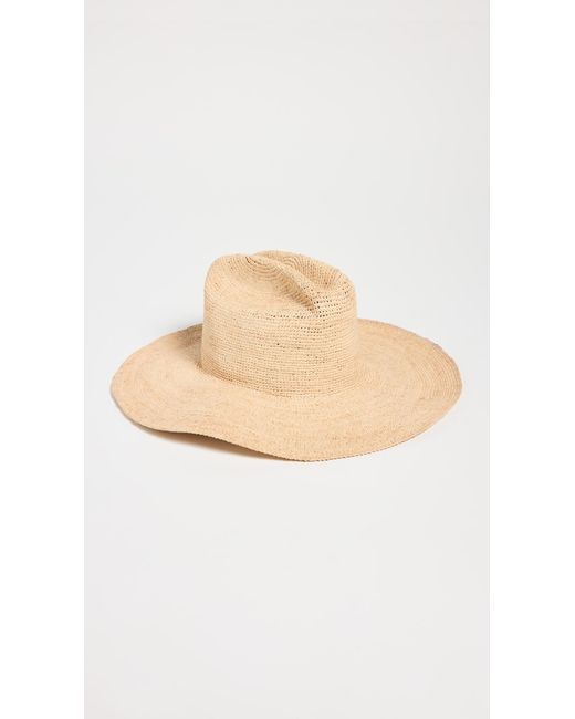 Janessa Leone Natural Janea Leone Chandler Hat