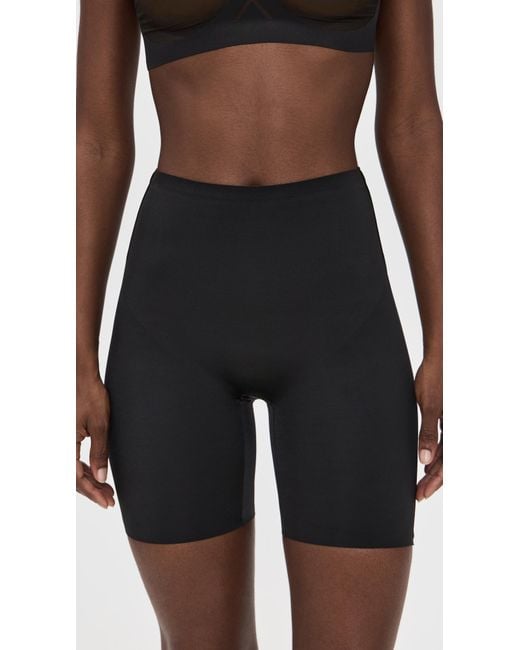Spanx Black Low Back Mid-Thigh Shapewear