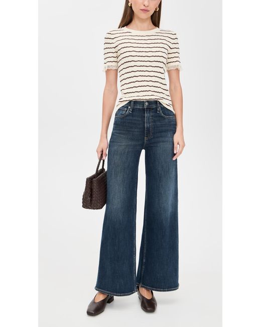 Rag & Bone Blue Flexi Sofie High Rise Jeans