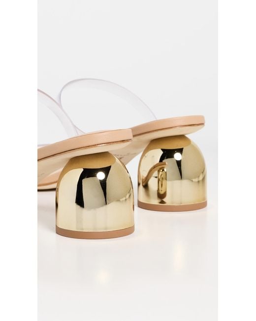 Larroude Black Dew Drop Mules