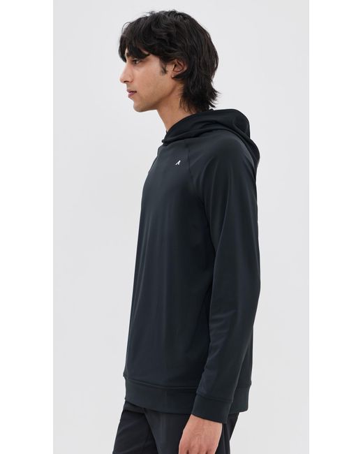 Redvanly Black Larkin Performance Hoodie for men
