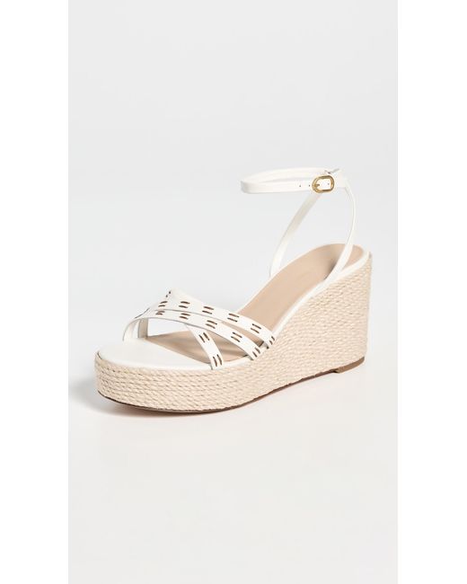 Veronica Beard White Philene Espadrilles
