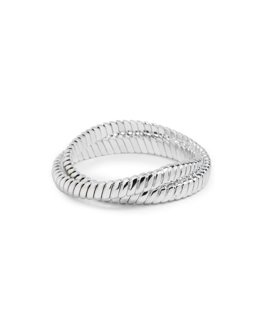 Roxanne Assoulin Black The Double Cobra Bracelet