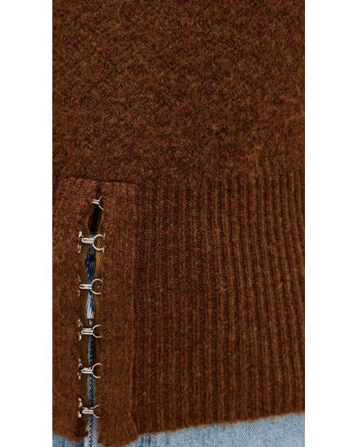 Lioness Brown Dion Knit Pullover