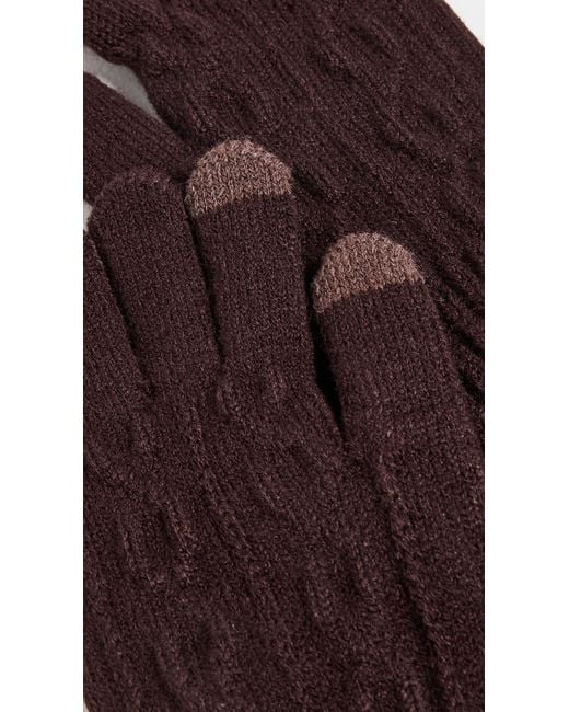 Hat Attack Brown Frosty Touch Gloves