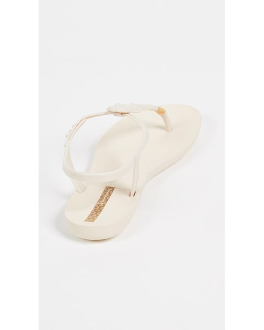 Ipanema Mara Knot T strap Sandals in Natural Lyst Canada